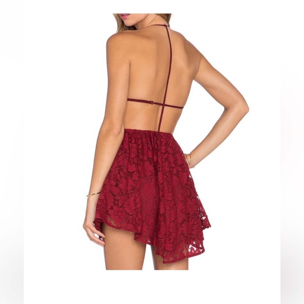 NBD X Revolve Get Out Dress size medium in red